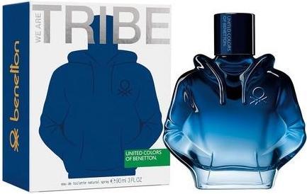 Produktbild United Colors of Benetton We Are Tribe Eau de Toilette für Männer Lang anhaltendes, junges, modernes und sportliches Eau de (Eau de Toilette, 90 ml)