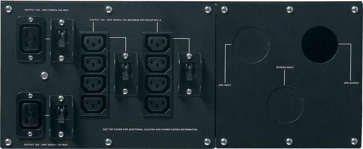 Produktbild APC ServiceBypassPanel SUA / SURT-D schwarz 4HE Rack/Tower Umbau