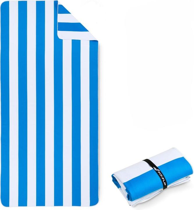 Actual product image Fit-Flip Strandtuch XXL Mikrofaser schnelltrocknendes Badetuch 160x90cm (160 x 90 cm)