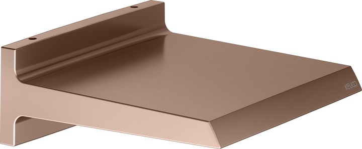 Brushed rose gold