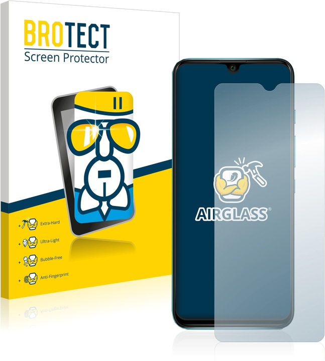 Actual product image BROTECT AirGlass Glass (1 Piece, Wiko Power U20)