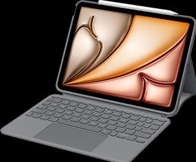 Actual product image Logitech Combo Touch (DE, iPad Air 11 2024 (M2), iPad Air 11 2025, iPad Air 2022 (5th Gen))