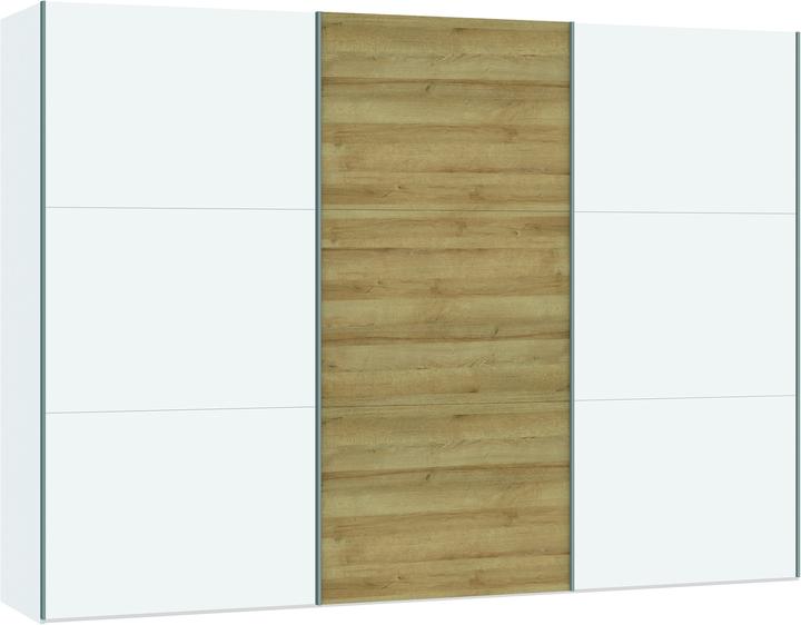 Mehrfarbig, Natureiche, Premiumweiss, Weiss