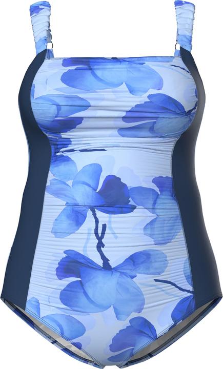 Produktbild Ulla Popken Badeanzug, Blüten, Softcups, Carree-Ausschnitt (60)