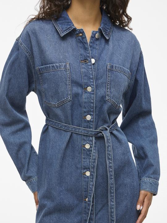 Image du produit Vila VIKIKI Denim Blusenkleid (36)