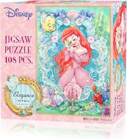 Produktbild Disney Die kleine Meerjungfrau 108-teiliges Puzzle Eleganz Serie "Nostalgische Melodie (Ariel)"