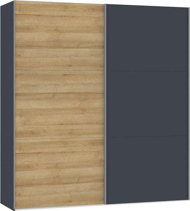 Anthracite mat, Chêne naturel, Grey, Multicolore