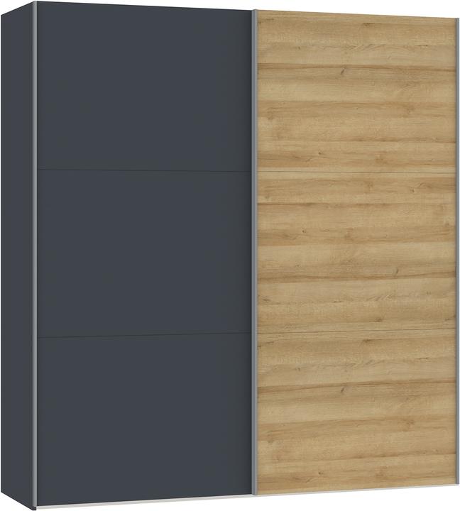 Anthracite mat, Chêne naturel, Gris, Multicolore