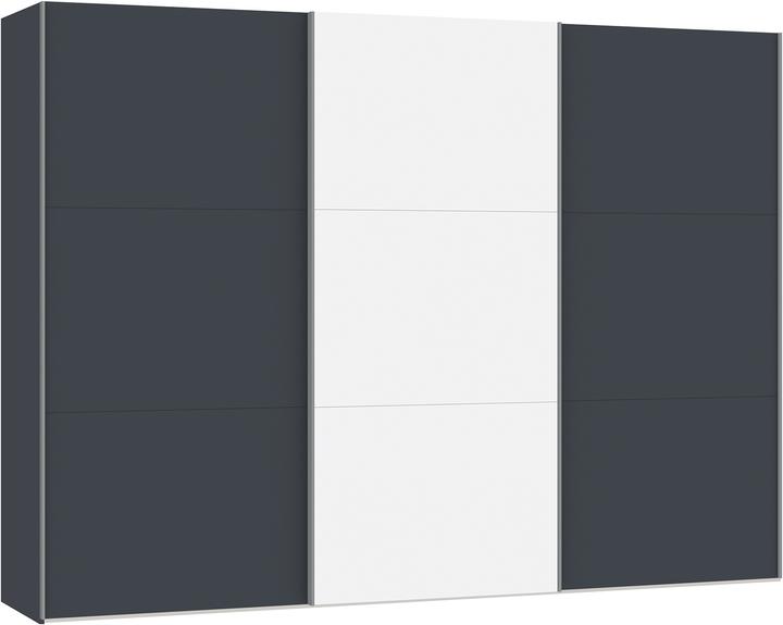 Anthrazit matt, Grau, Mehrfarbig, Premiumweiss