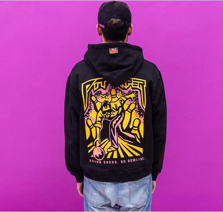 Actual product image Pit Viper Skiing Sucks Zip Hoodie (M)