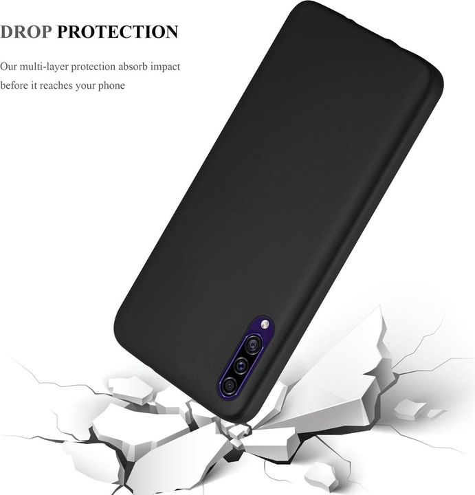 Actual product image Cadorabo TPU Matt Metallic Cover (Samsung Galaxy A30s, Samsung Galaxy A50s)