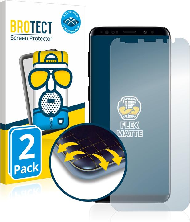 Actual product image BROTECT Full-Cover Protector Matte (2 pcs., Samsung Galaxy S9+)