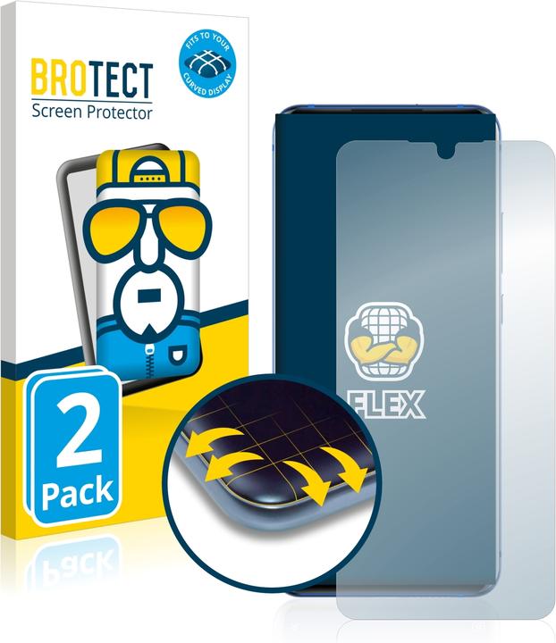Actual product image BROTECT Full-Cover Protector (2 Piece, ZTE Axon 10 Pro)