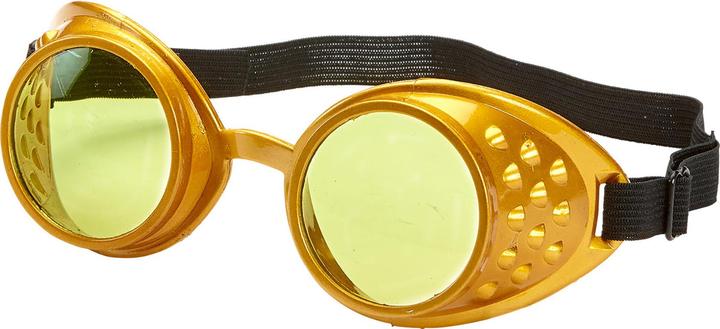 Produktbild Widmann Goldene Steampunk Fliegerbrille