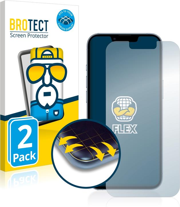 Actual product image BROTECT Full-Cover Protector (2 Piece, Apple iPhone 13 Pro)