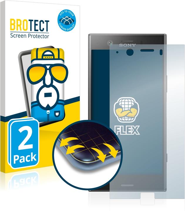 Actual product image BROTECT Full-Cover Protector (2 Piece, Sony Xperia XZ1 Compact)