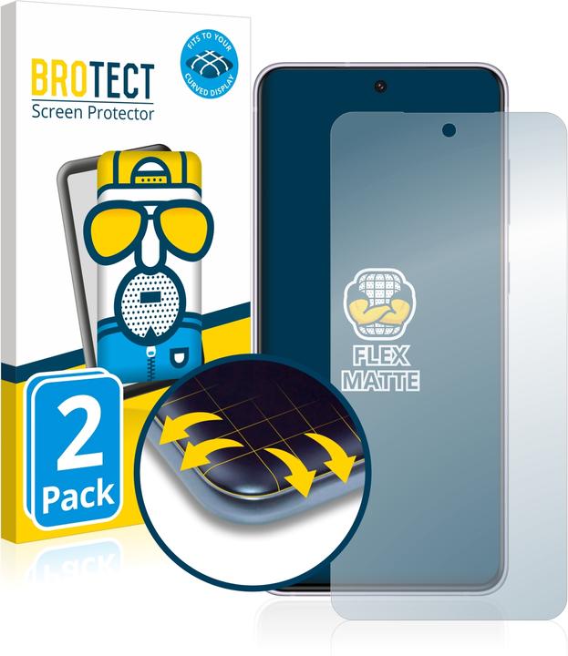 Produktbild BROTECT Full-Cover Displayschutz Matt (2 Stück, Samsung Galaxy S21 FE 5G)