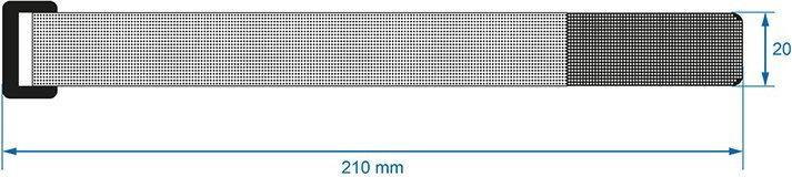 Immagine prodotto ProPlus Set di 8 fascette in velcro