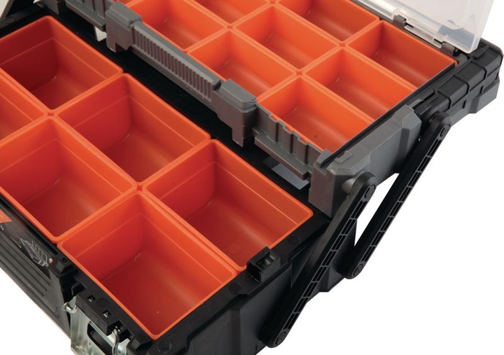 Actual product image Kendo Small parts case with 18 boxes
