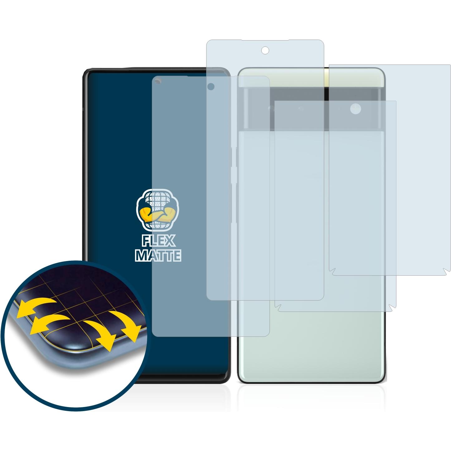Thumbnail - BROTECT Full-Cover Displayschutz Matt (2 Stück, Google Pixel 6), Smartphone Schutzfolie, Grau