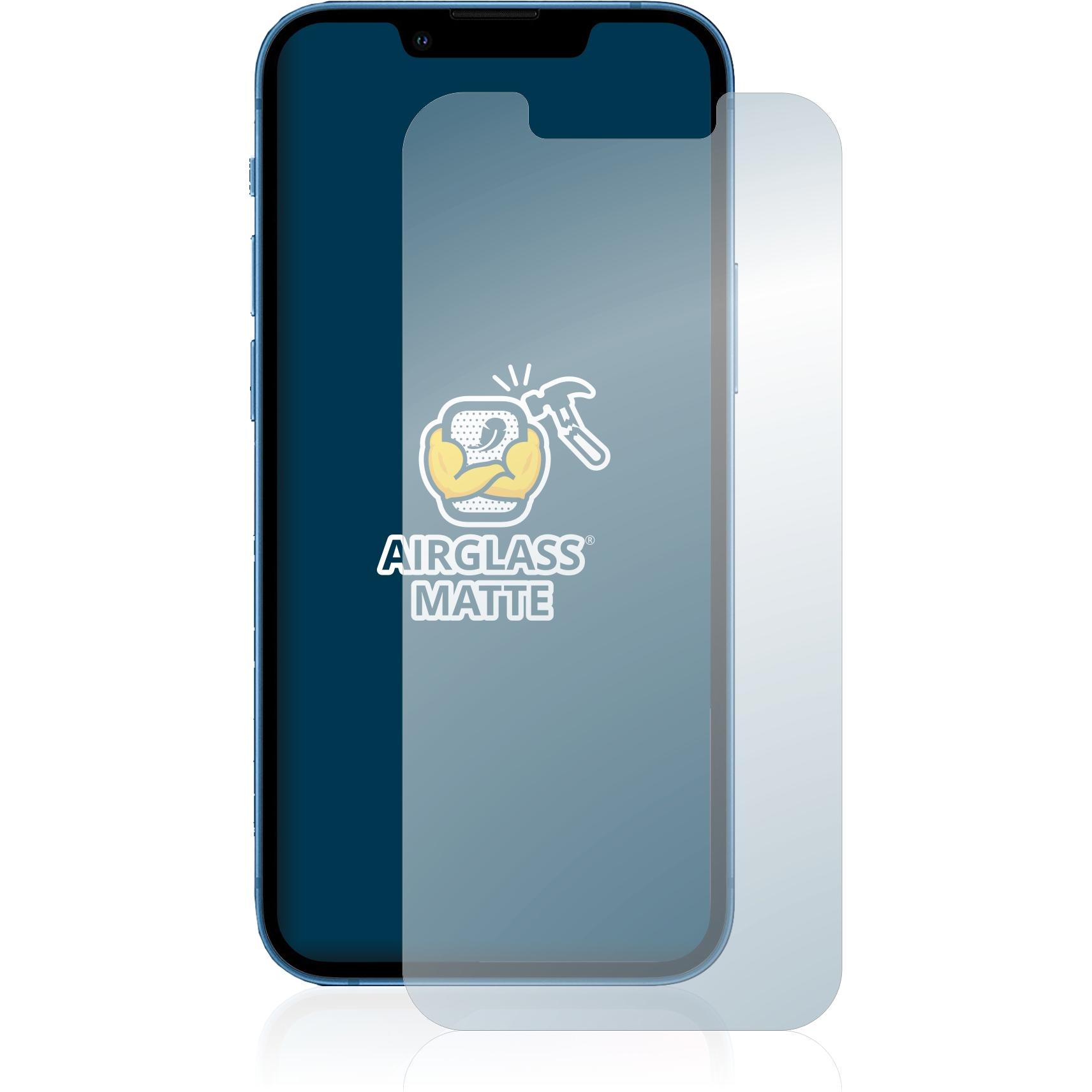 Thumbnail - BROTECT AirGlass Panzerglasfolie Matt (1 Stück, Apple iPhone 13 mini), Smartphone Schutzfolie, Grau