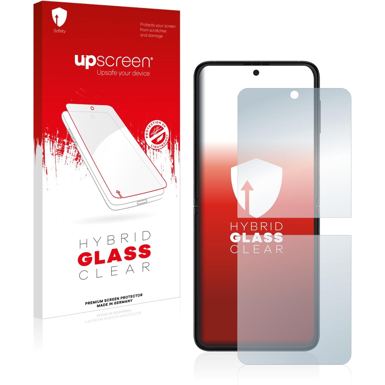 upscreen Scratch Shield Panzerglasfolie (1 Stück, Samsung Galaxy S21), Smartphone Schutzfolie, Transparent