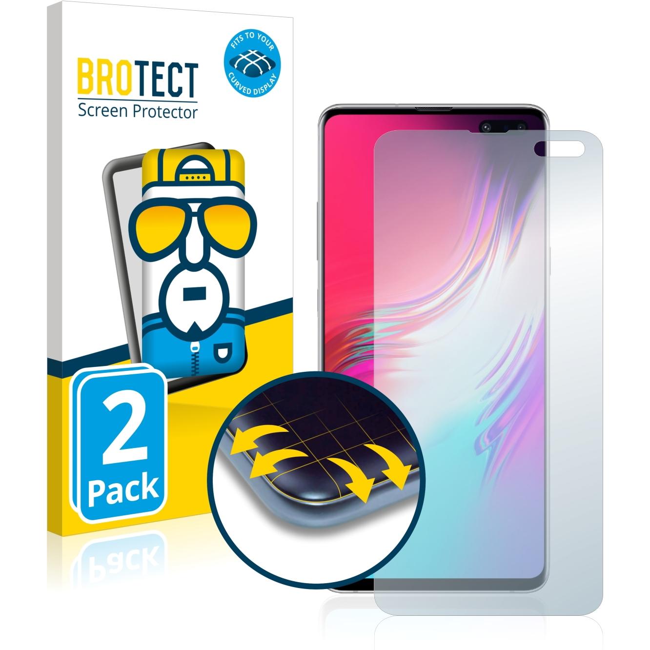 Thumbnail - BROTECT Full-Cover Displayschutz (2 Stück, Samsung Galaxy S10 5G), Smartphone Schutzfolie, Transparent