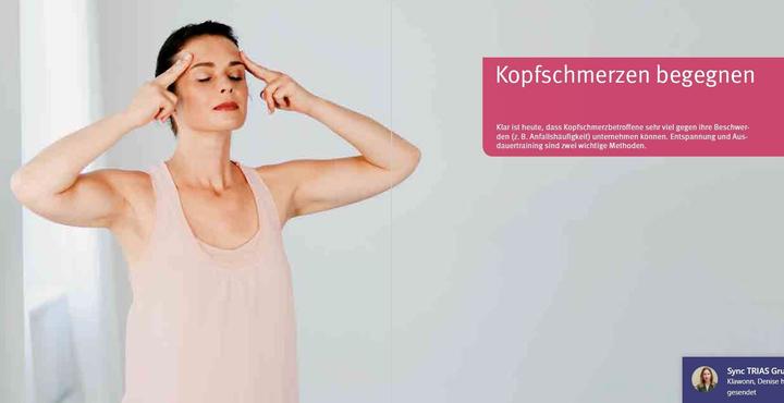 Produktbild Kopfschmerzen und Migräne - Das Übungsbuch (Deutsch, Benjamin Schäfer, 2024)