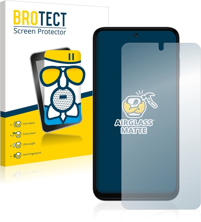 Actual product image BROTECT AirGlass Glass Matte (1 Piece, Motorola Moto G31)