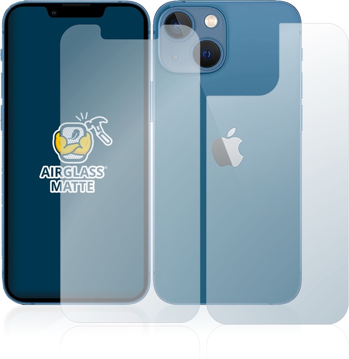 Actual product image BROTECT AirGlass Glass Matte (1 Piece, Apple iPhone 13 mini)