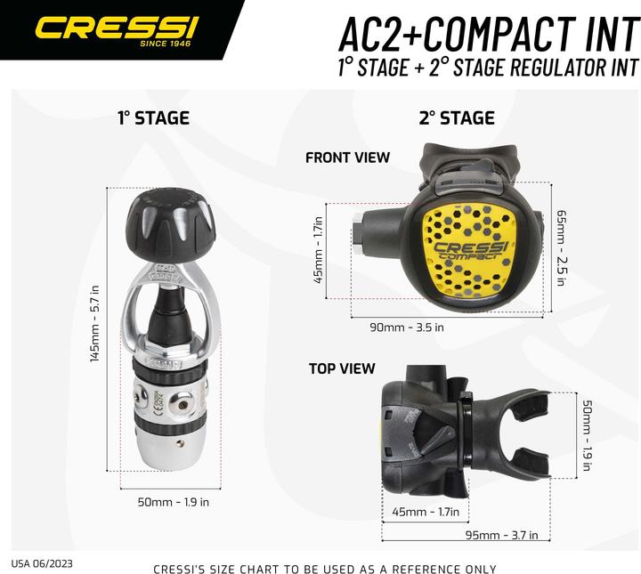 Actual product image Cressi AC2 + Compact