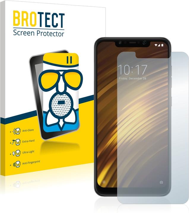 Produktbild BROTECT AirGlass Panzerglasfolie Matt (1 Stück, Xiaomi Pocophone F1)