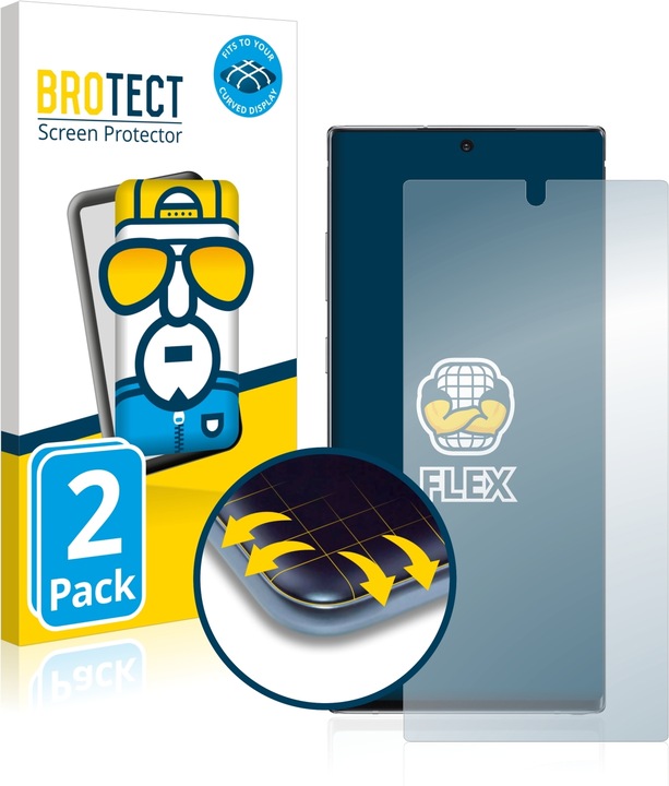 Image du produit BROTECT Full-Cover Protection (2 pièce(s), Samsung Galaxy Note 10 Plus)