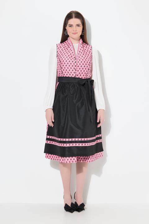 Actual product image Ulla Popken Ornamental Print Goblet Collar Dirndl (62)