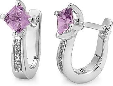 Produktbild Breuning OHRSCHMUCK - E.AMETHYST/Brill. 0,038 Ct. H/si (750/18 K Gold)