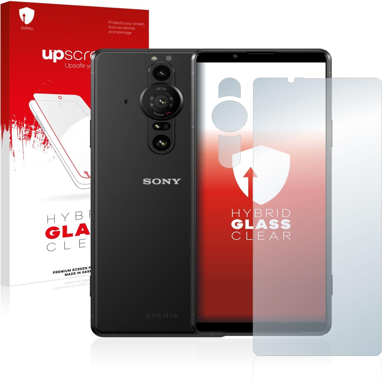 upscreen Scratch Shield Panzerglasfolie (1 Stück, Sony Xperia Pro-I), Smartphone Schutzfolie, Transparent