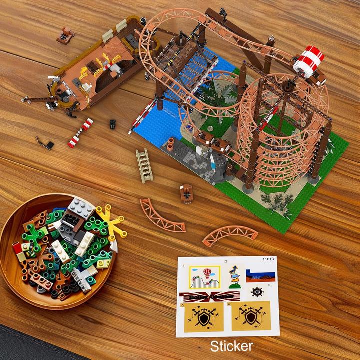 Image du produit Mould King Double Helix Roller Coaster - Pirate Ship