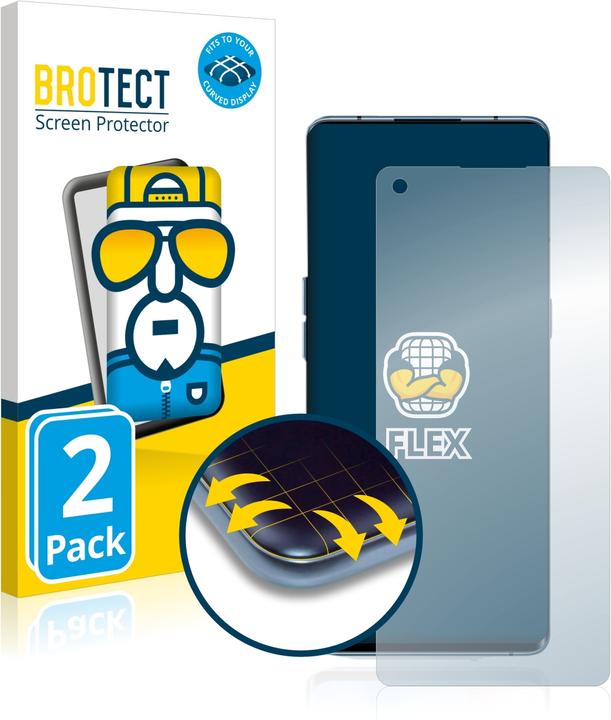Actual product image BROTECT Full-Cover Protector (2 Piece, Oppo Reno 4 Pro)