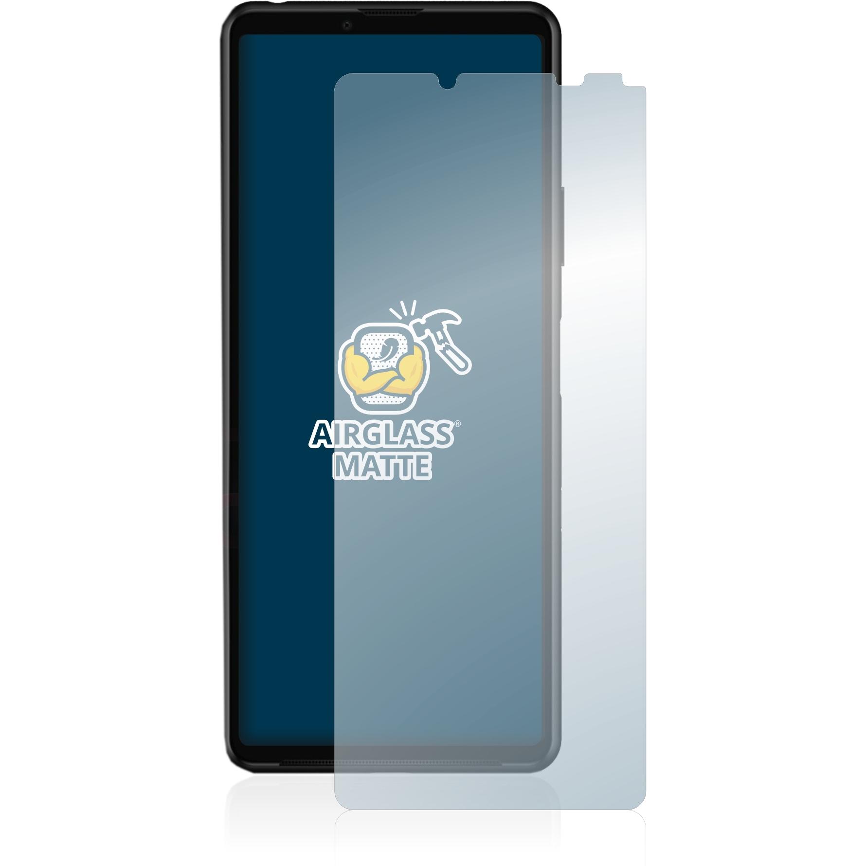 Thumbnail - BROTECT AirGlass Panzerglasfolie Matt (1 Stück, Sony Xperia 10 III), Smartphone Schutzfolie, Grau