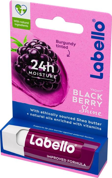 Actual product image LABELLO Blackberry Shine Lip Balm 5.50ml (Lip Care Stick, 5.50 ml)