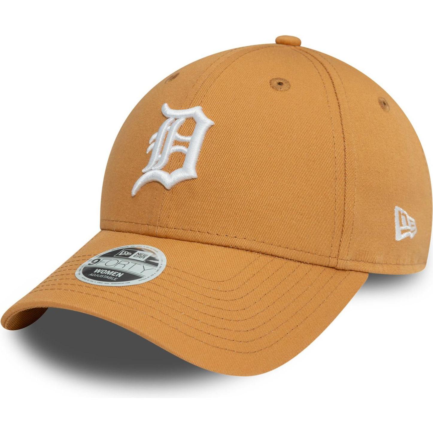 New Era, Damen, Cap, 9Forty Damen Cap - Detroit Tigers dunkelbeige, Beige
