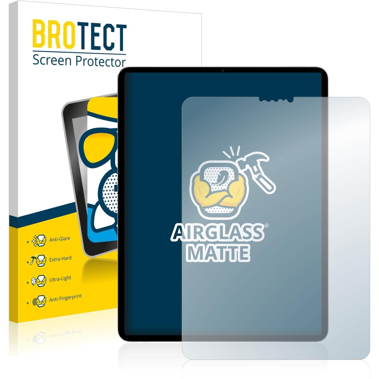 BROTECT AirGlass Panzerglasfolie Matt (1 Stück, iPad Pro 11 2021 (3. Gen)), Tablet Schutzfolie