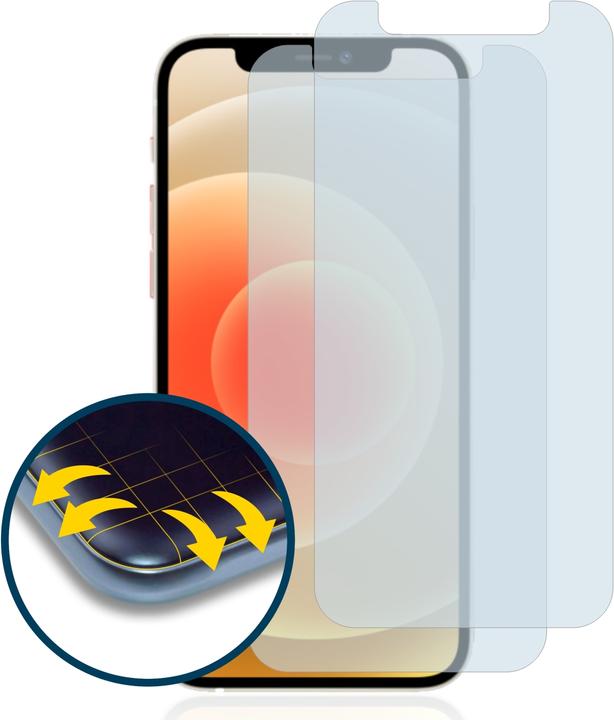 Produktbild BROTECT Full-Cover Displayschutz (2 Stk., Apple iPhone 12 mini)