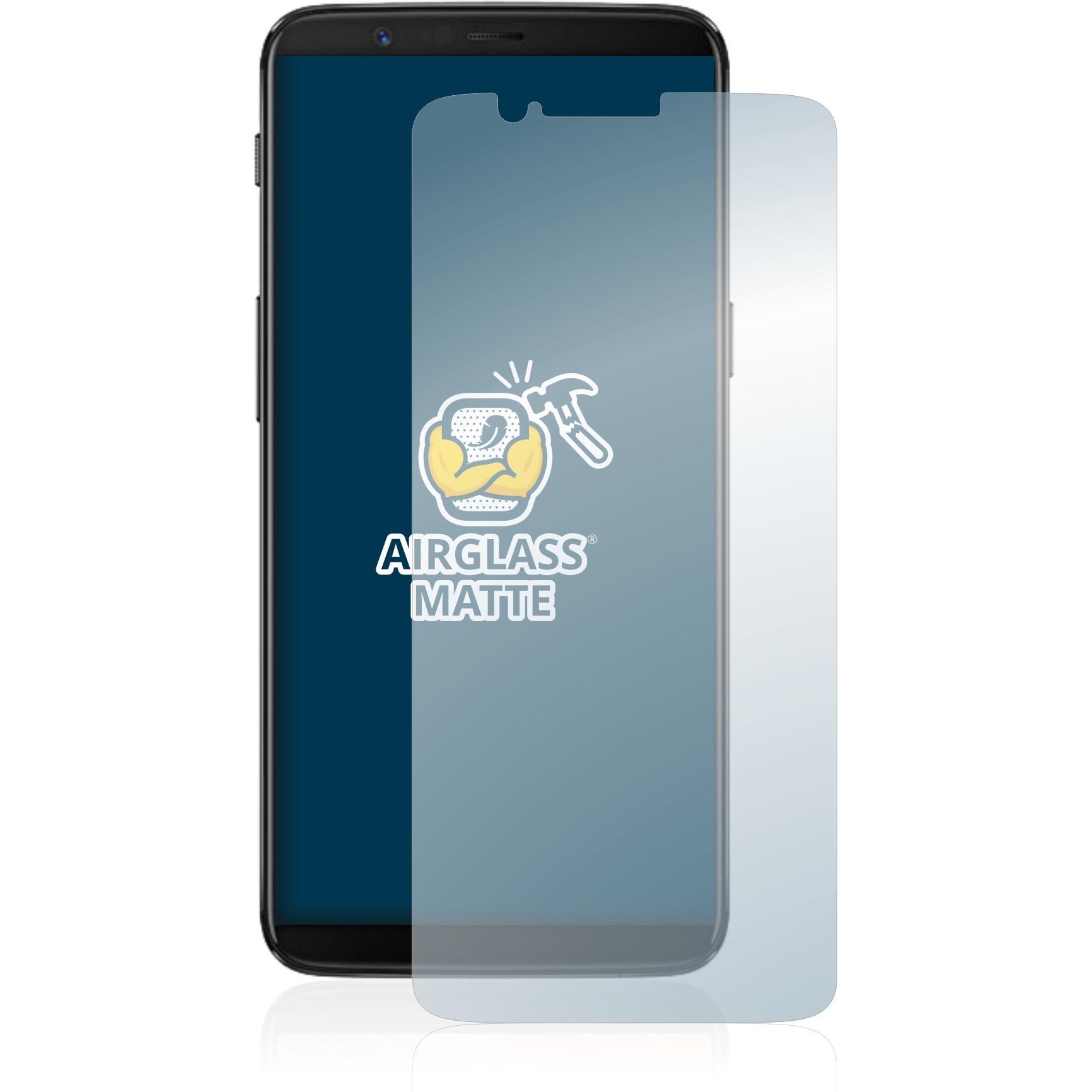 Thumbnail - BROTECT AirGlass Panzerglasfolie Matt (1 Stück, OnePlus 5T), Smartphone Schutzfolie, Grau