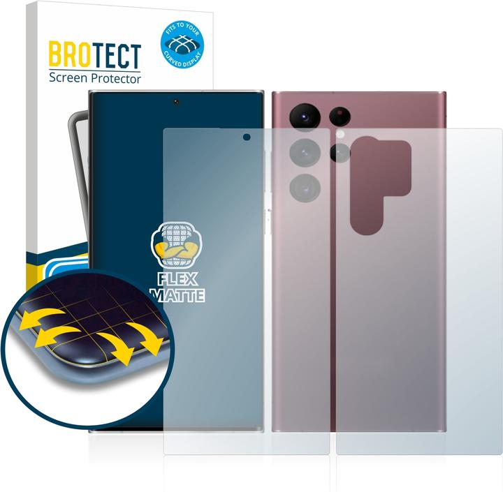 Actual product image BROTECT Full-Cover Protector Matte (2 pcs., Samsung Galaxy S22 Ultra (5G))
