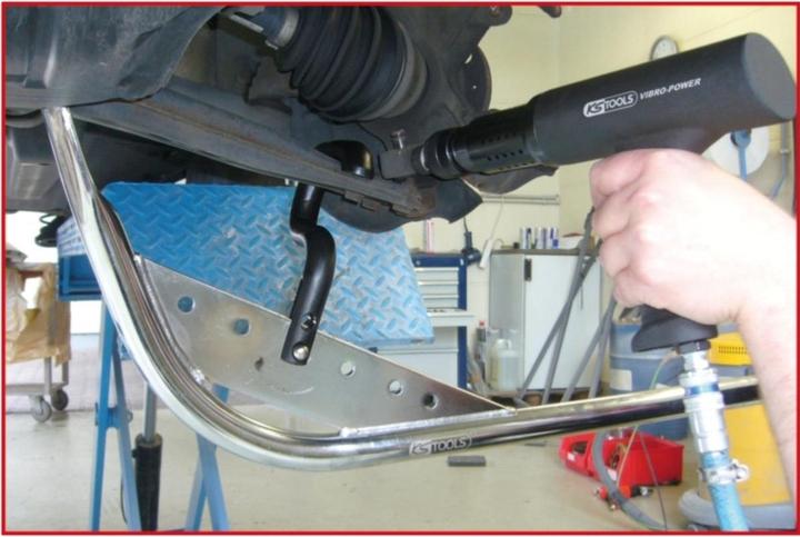 Actual product image KS Tools Vibro-Power pneumatic chisel hammer set. 6 pcs. 51 (Air blast)