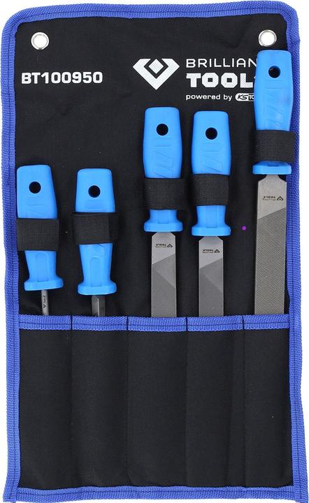 Produktbild Brilliant Tools Feilen-Satz 5-teilig (Hieb 3, Hieb 4, Hieb 6, Hieb 2, Hieb 1, Hieb 5, 414 mm)