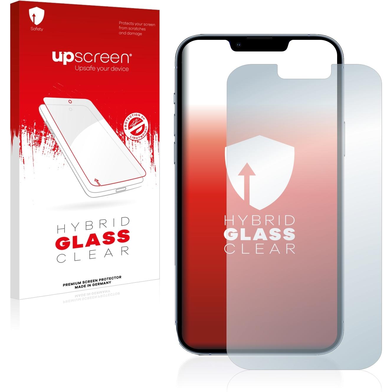 upscreen Scratch Shield Panzerglasfolie (1 Stück, Apple iPhone 13 Pro Max), Smartphone Schutzfolie, Transparent