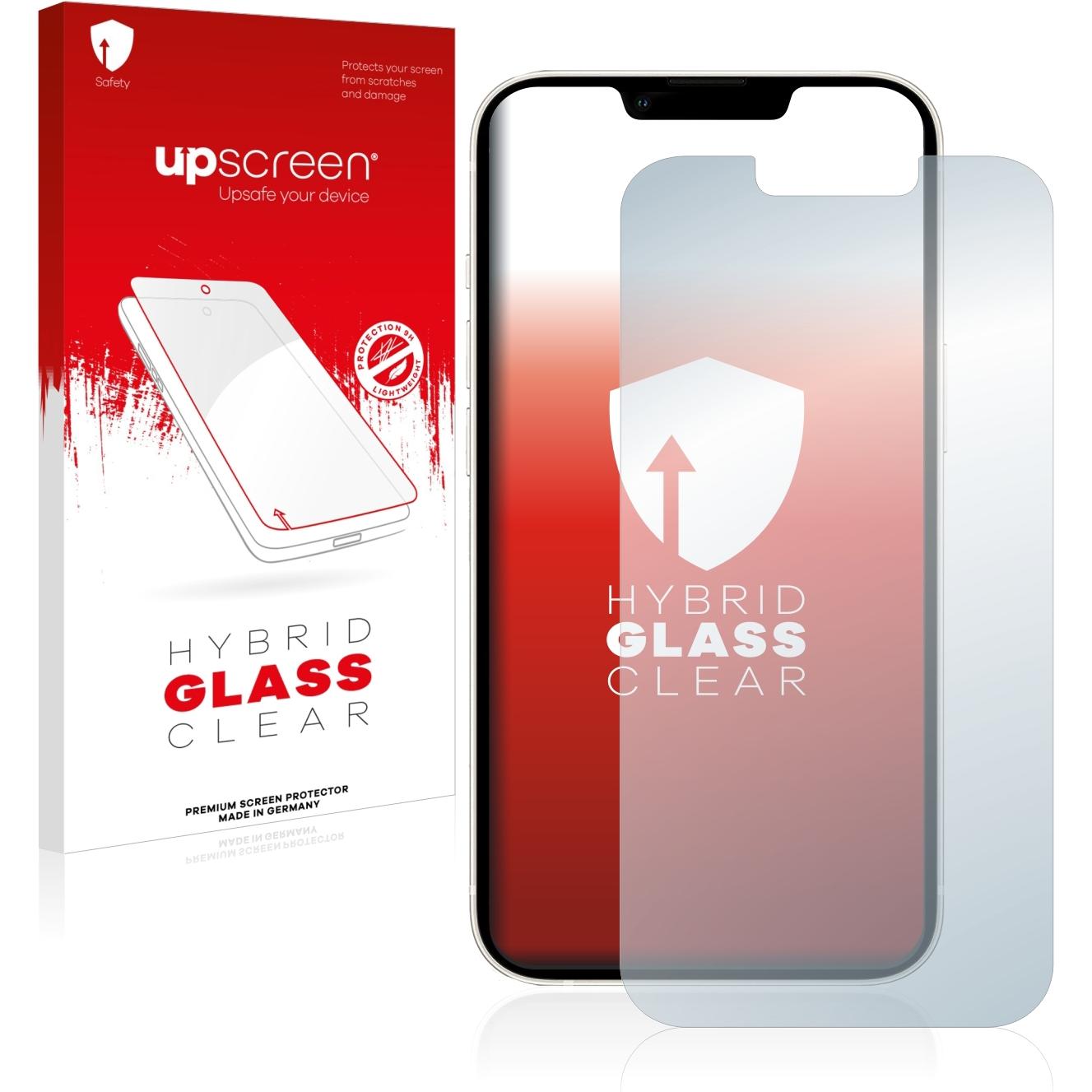 upscreen Scratch Shield Panzerglasfolie (1 Stück, Apple iPhone 13), Smartphone Schutzfolie, Transparent