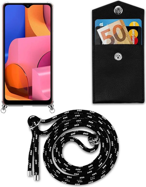 Produktbild Cadorabo TPU Handy Kette SILBER Cover